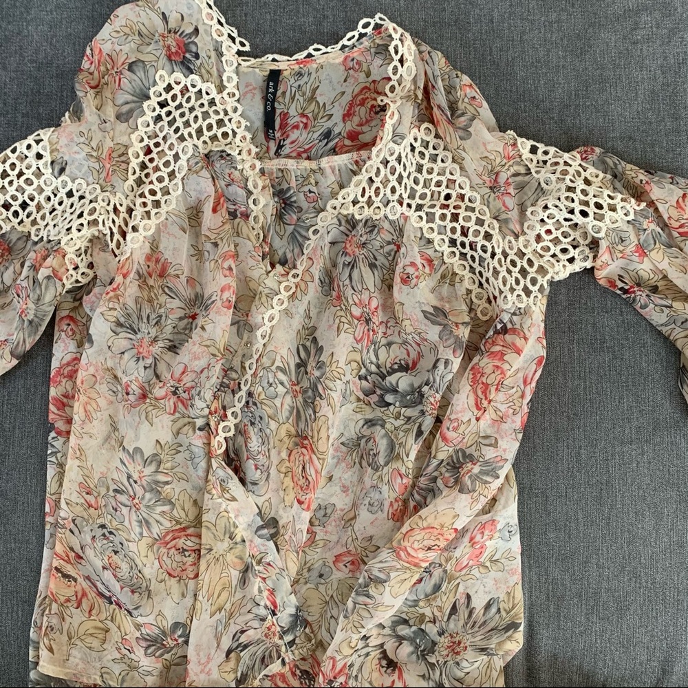 Boho Crochet Kimono